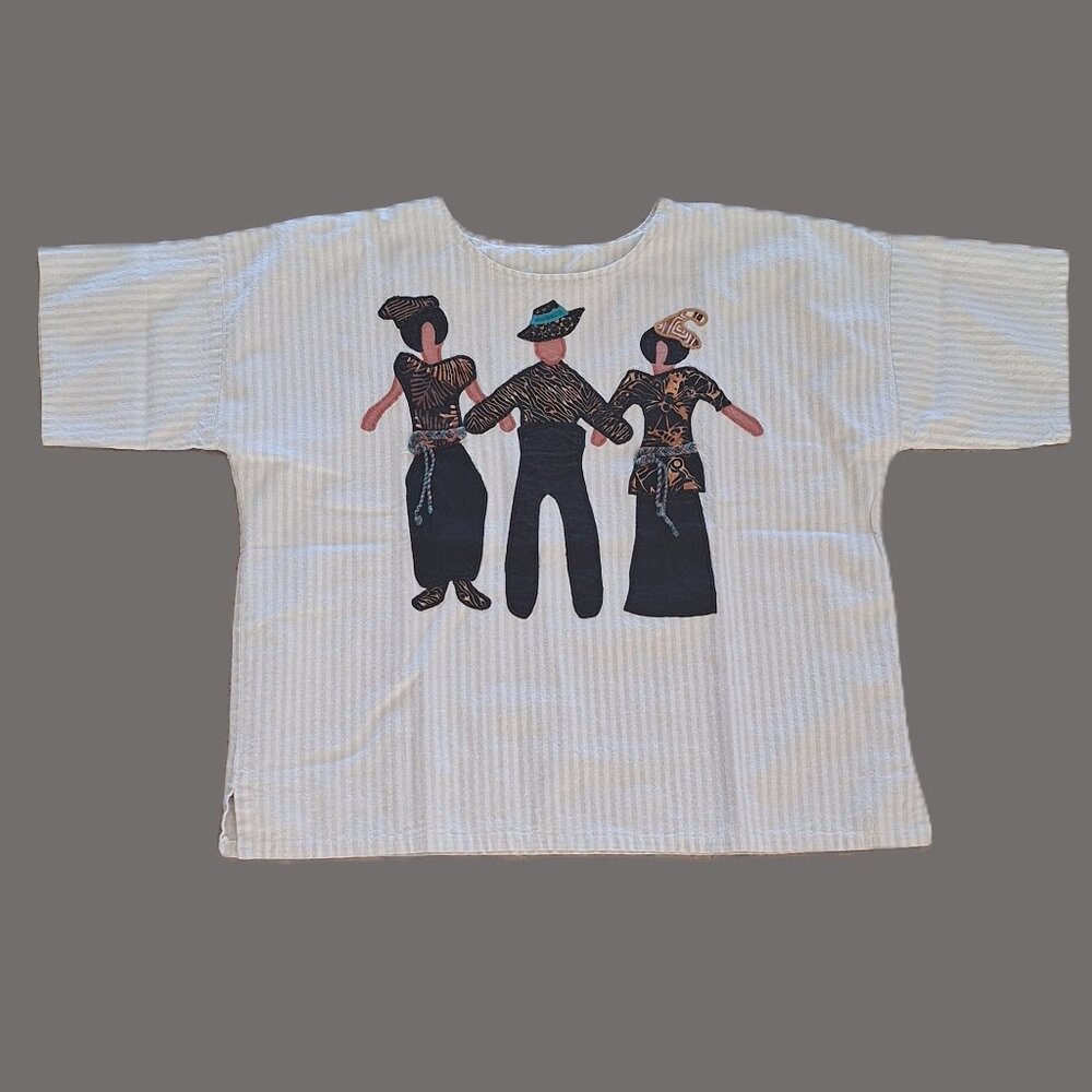 Alfredo's Wife Tunic Top People with Decorative Belts